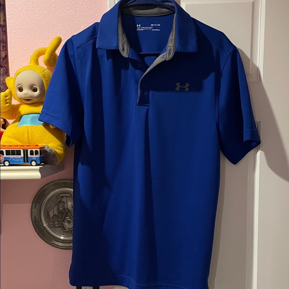 Under Armour Blue Short Sleeve Shirt